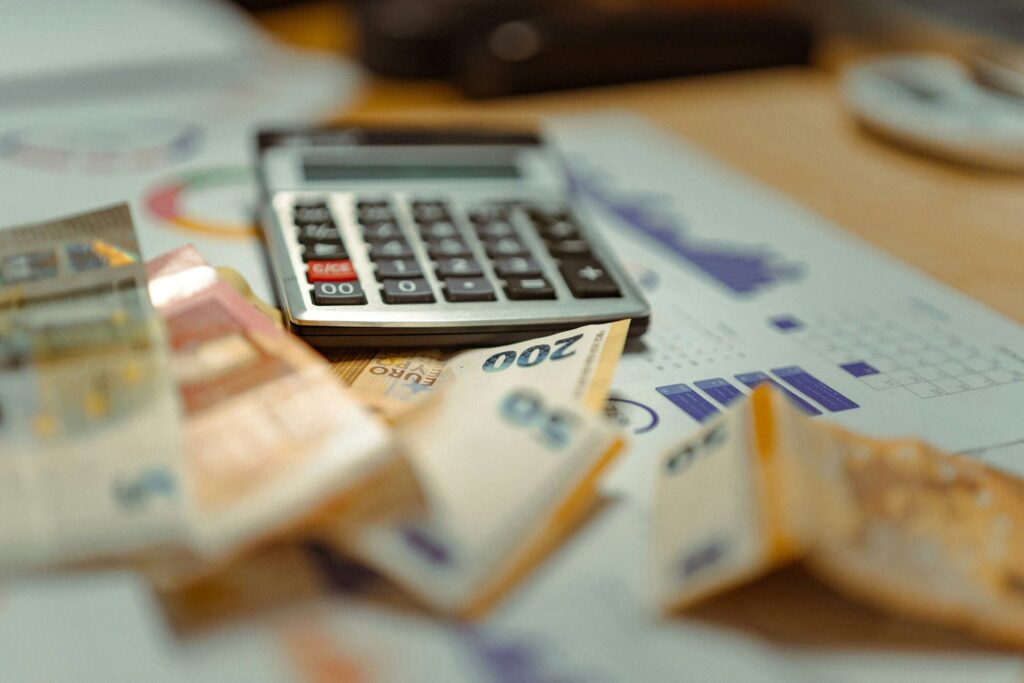 note de frais - billets et calculette - Inedee